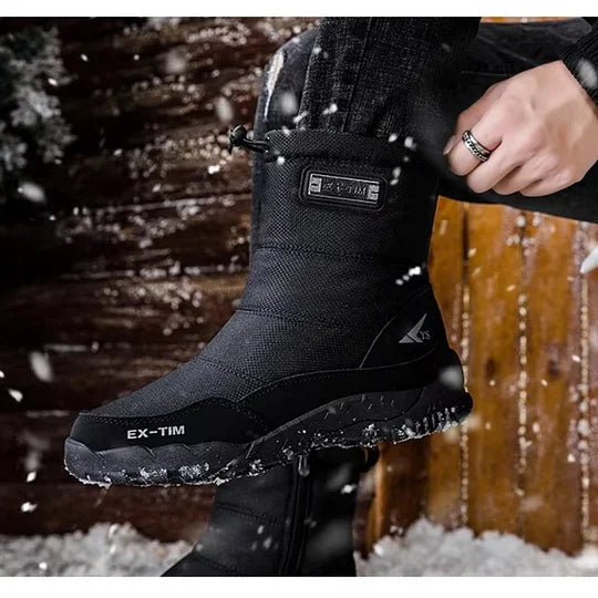 (⏰Begrenzte Zeit Rabatt 50% ) Herren Orthopädische Knöchelstütze Schneestiefel - Wasserdicht, Warm & Leicht Wanderstiefel