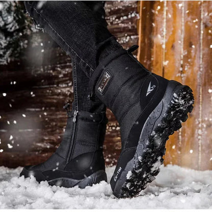 (⏰Begrenzte Zeit Rabatt 50% ) Herren Orthopädische Knöchelstütze Schneestiefel - Wasserdicht, Warm & Leicht Wanderstiefel